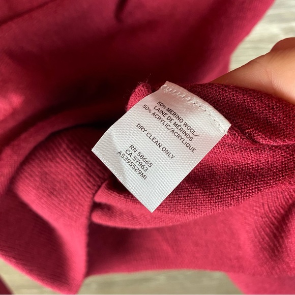 1901 Turtleneck Merino Wool Blend Sweater Size XS NWOT - Picture 8 of 8